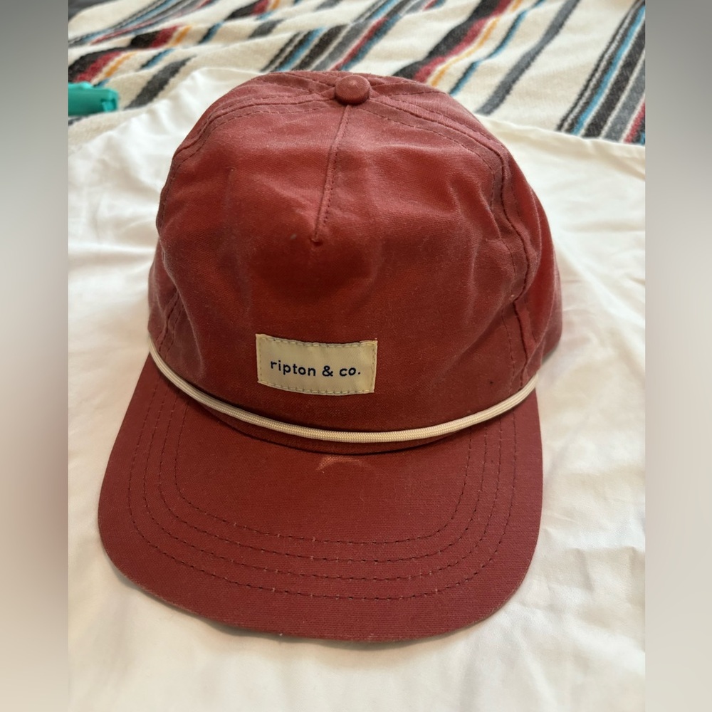 Ripton & Co Waxxed Canvas Flat Brim Hat